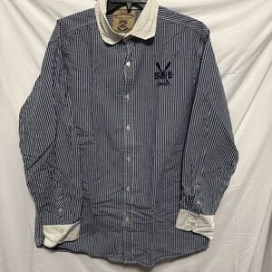 Rugby Masters Mens Button Down Shirt Size Large